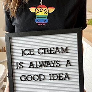 humble cow ice-cream is always a good idea